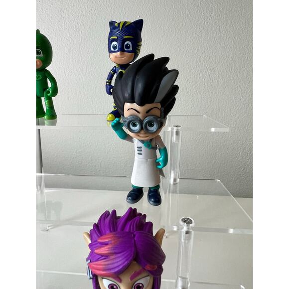 Disney Junior PJ Masks Toy Figure Lot Romeo Luna PJ Mask Owlette Gekko Rip - Picture 5 of 8